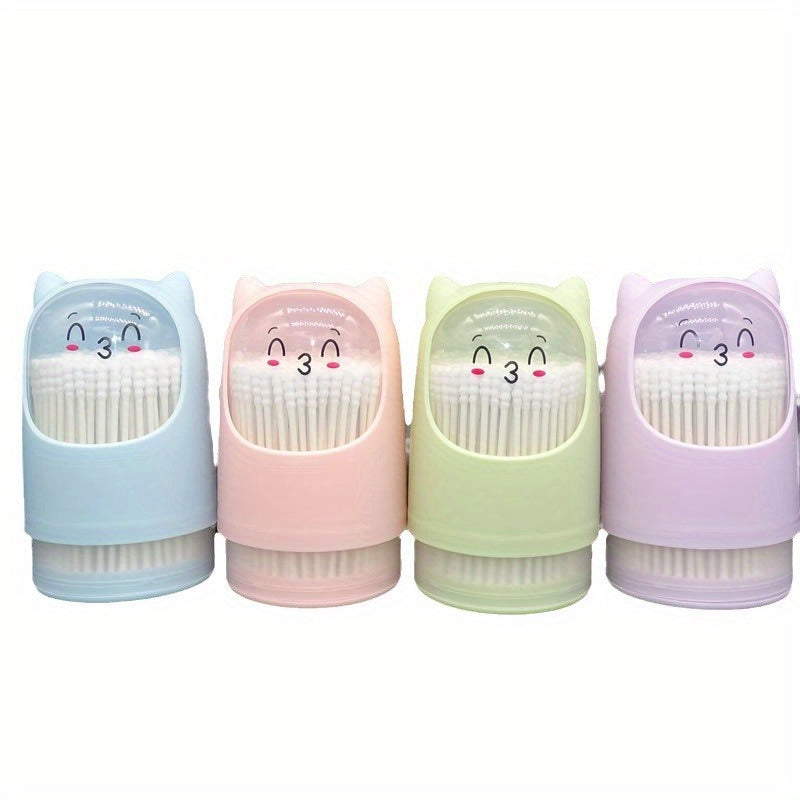 swabs, paper sticks, threaded heads, ultra-fine ear cleaning, wholesale in supermarkets and department stores, rotating cartoon swabs