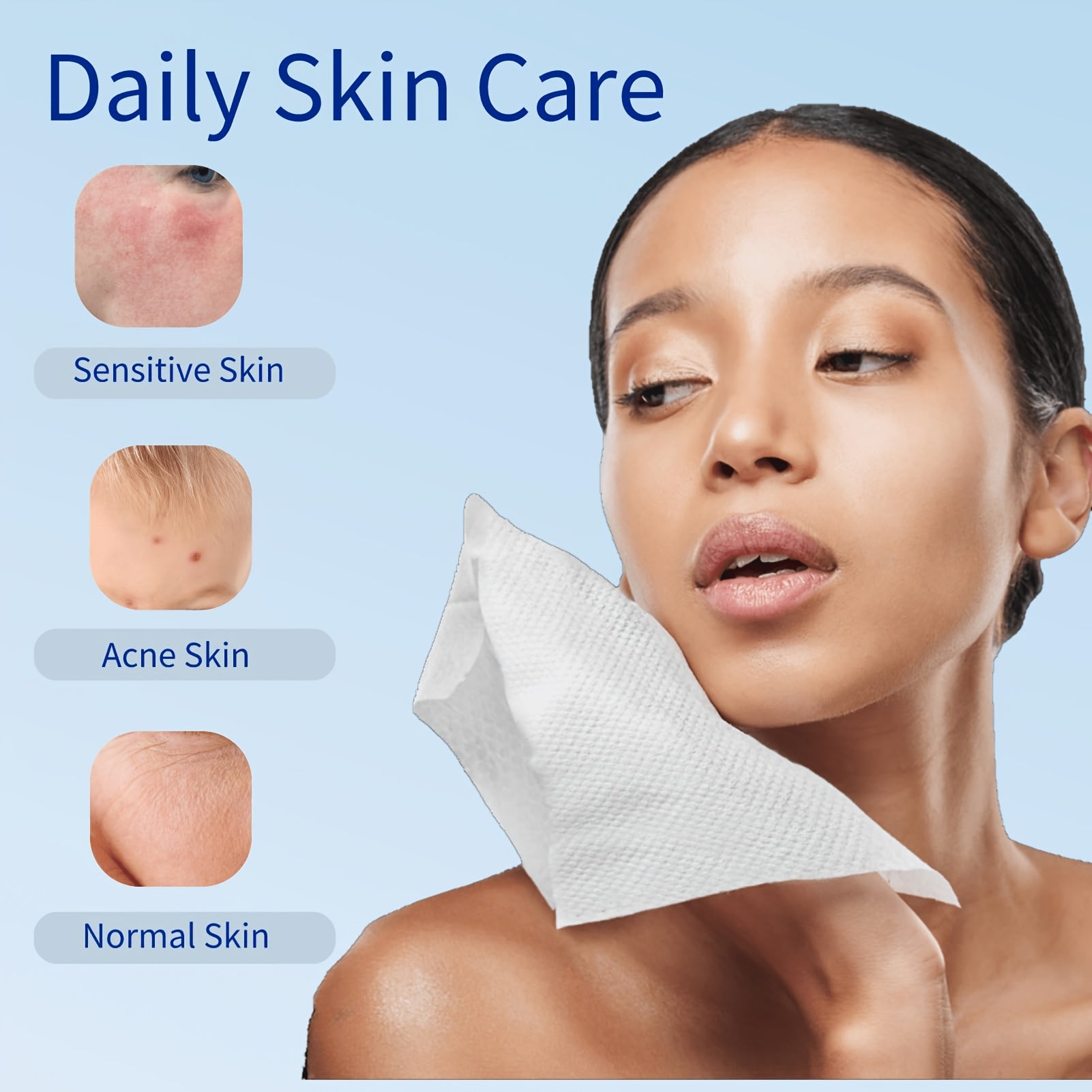 3 Packs of 42pcs Portable Face Wipes, Thickened Expanding When Wet, Individually Packaged for Hygiene And Convenience, Suitable for Travel Camping, Business Hotel, Swimming Fitness, Daily Care