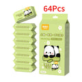 64pcs Mini Portable Wet Wipes, Alcohol Free Disposable Wet Towels for Travel, on The Go Use, Men & Women, Pet Safe, Perfect Stocking Xmas Gift, Cute Panda Pattern