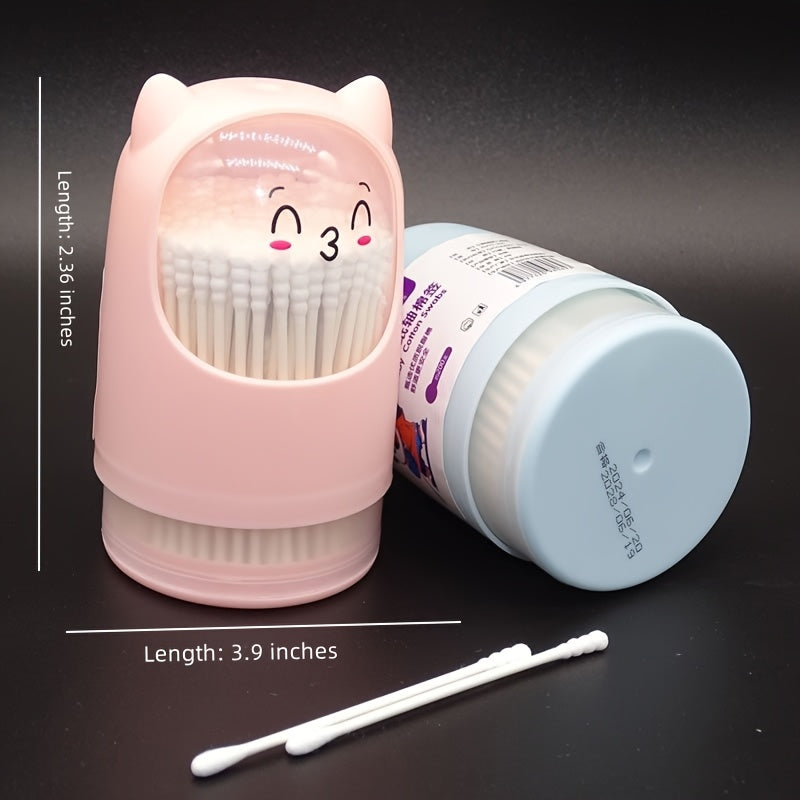 swabs, paper sticks, threaded heads, ultra-fine ear cleaning, wholesale in supermarkets and department stores, rotating cartoon swabs