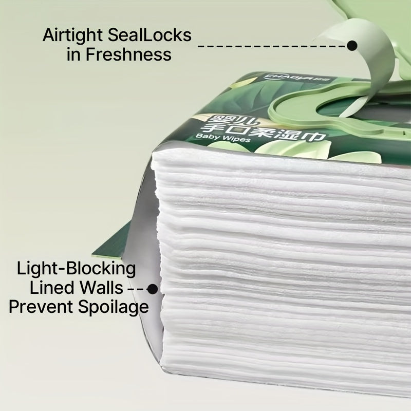 Water Wipes Refill Pack, 50pcs, Unscented, Alcohol-Free, Hypoallergenic, Suitable for Sensitive Skin, Ideal for Home, Parties, Offices, Schools, Travel Essentials, Pop-Up Pack, Travel Wipes, Baby Wipes