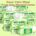 DAFI Super Value Flushable Wipes for Adult Wet Wipes, Total 1200 Unscented Toilet Wipes Flushable, No Alcohol & 100% Plant Based Fibers, Septic And Sewer Safe Pack Of 15