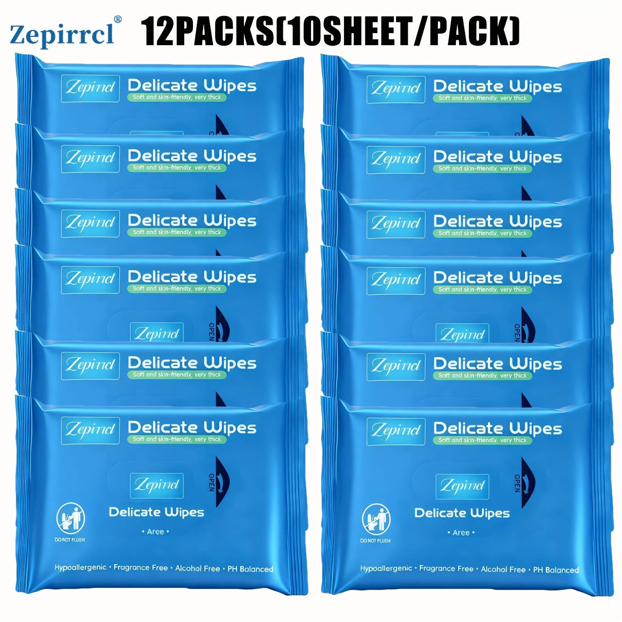 12PACKS(10\u002F40 Sheets\u002Fpack) Single-use Wet Wipes Pull-out Style Sanitary Cleansing Wipes Suitable For All Skin Types Flip-Top Packaging Ideal For Household Cleaning, Outdoor Use, Travel, And Skin Care 7.87*11.81inch\u002F5.91*7.87inch
