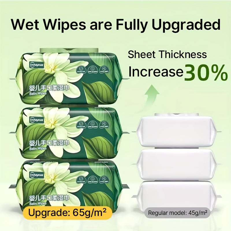 Water Wipes Refill Pack, 50pcs, Unscented, Alcohol-Free, Hypoallergenic, Suitable for Sensitive Skin, Ideal for Home, Parties, Offices, Schools, Travel Essentials, Pop-Up Pack, Travel Wipes, Baby Wipes
