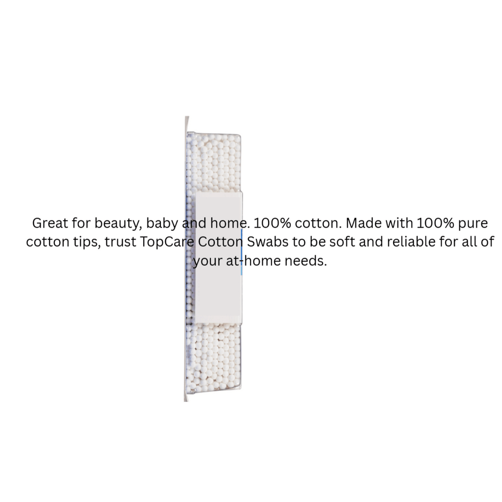 Cotton Swabs, Double-Tipped with Paper Sticks – 3 Packs | Soft and Durable for Personal Care