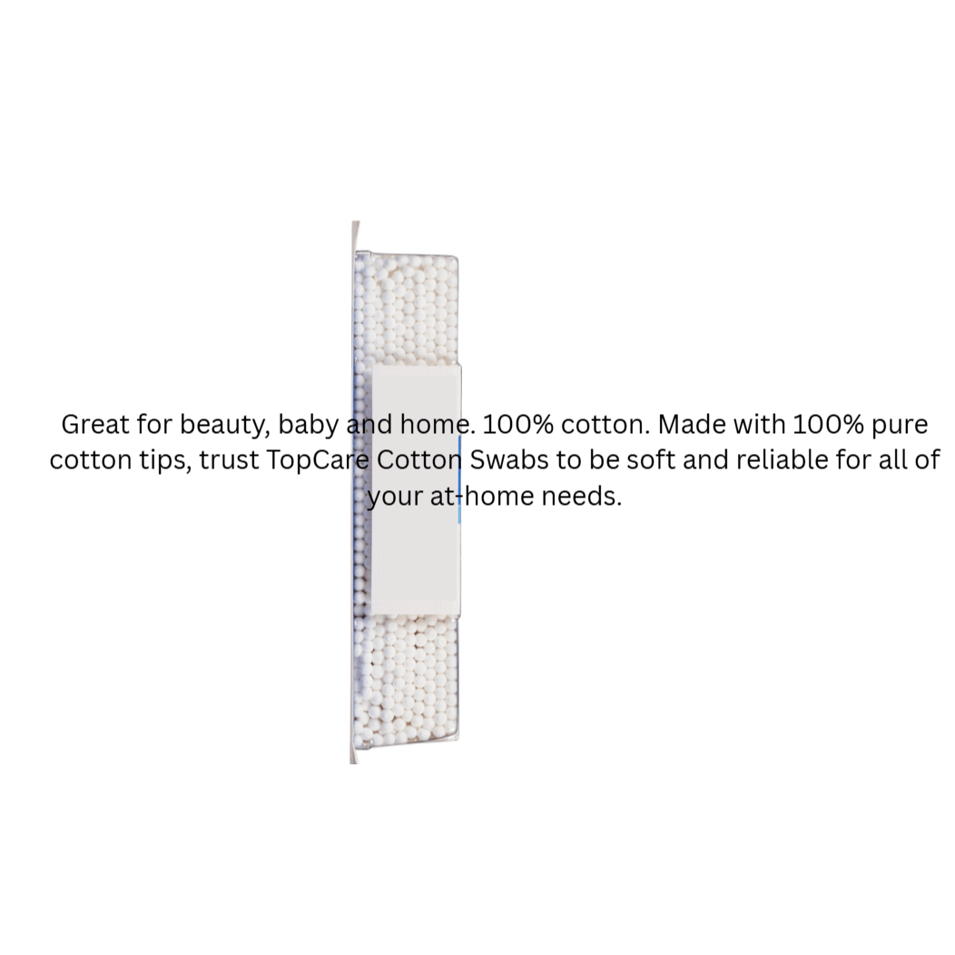Cotton Swabs, Double-Tipped with Paper Sticks – 3 Packs | Soft and Durable for Personal Care