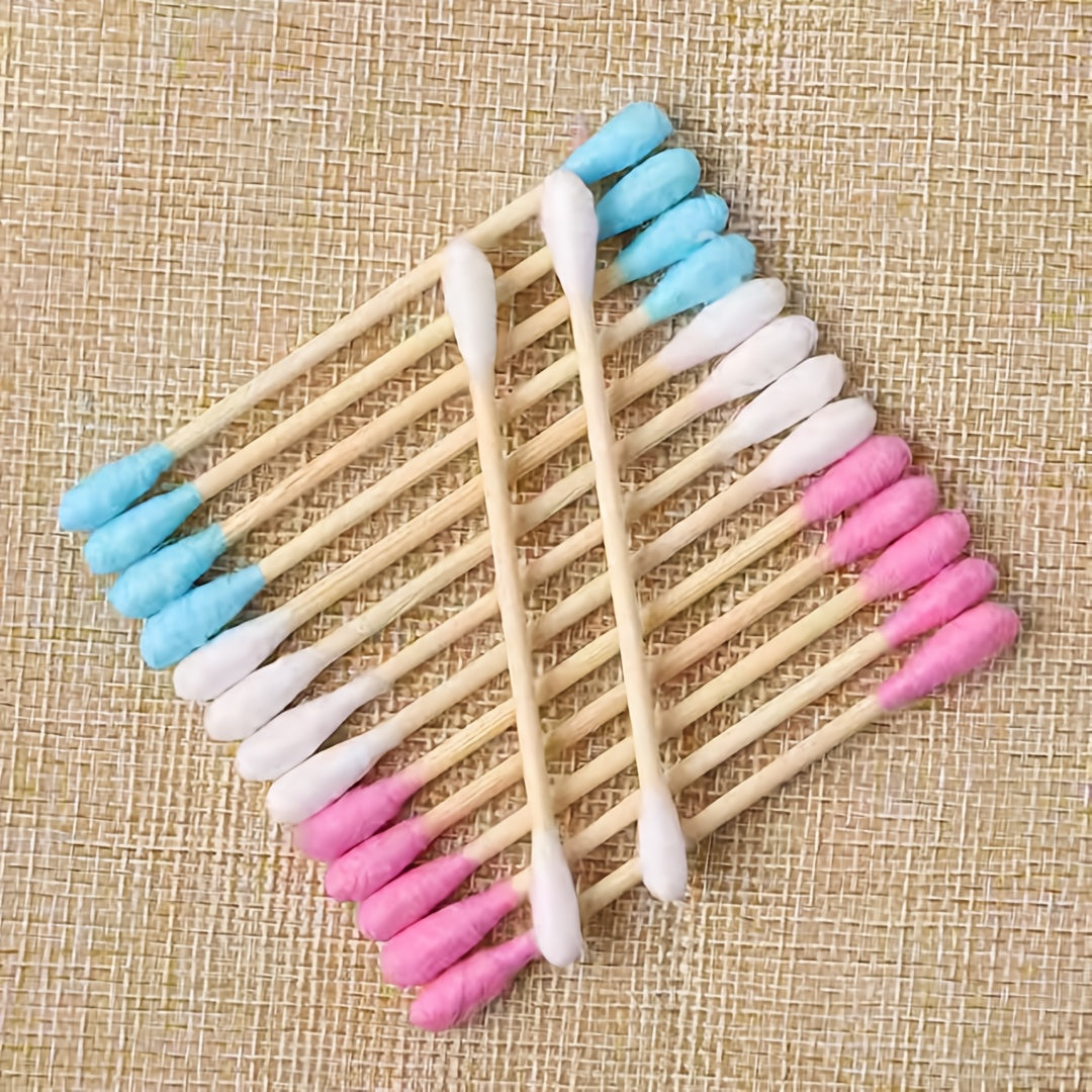 1000 Colored Swabs (2 Boxes) | with Its Pointed Toe Design And Soft Tip, It'S Perfect for Makeup Removal, Delicate Skincare, And Ear Hygiene, Making It a Must-Have for At-Home Grooming