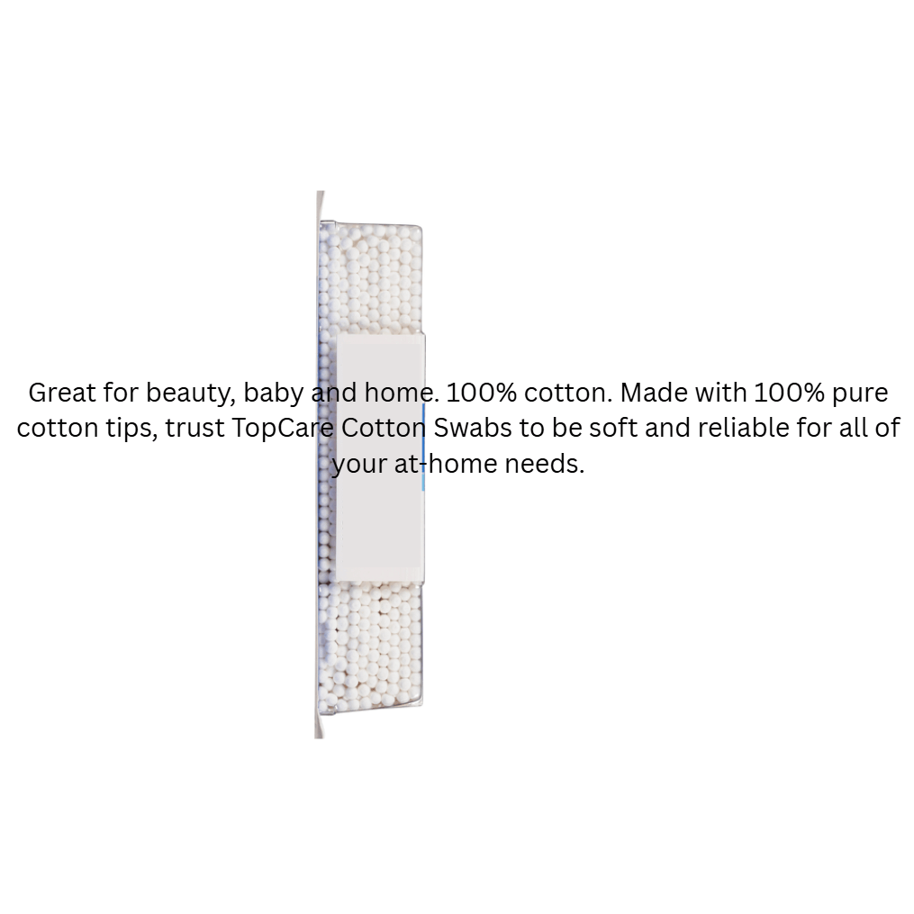 Cotton Swabs, Plastic Sticks, Double-Tipped – 5 Packs | Soft Tips for Personal Care and Cleaning